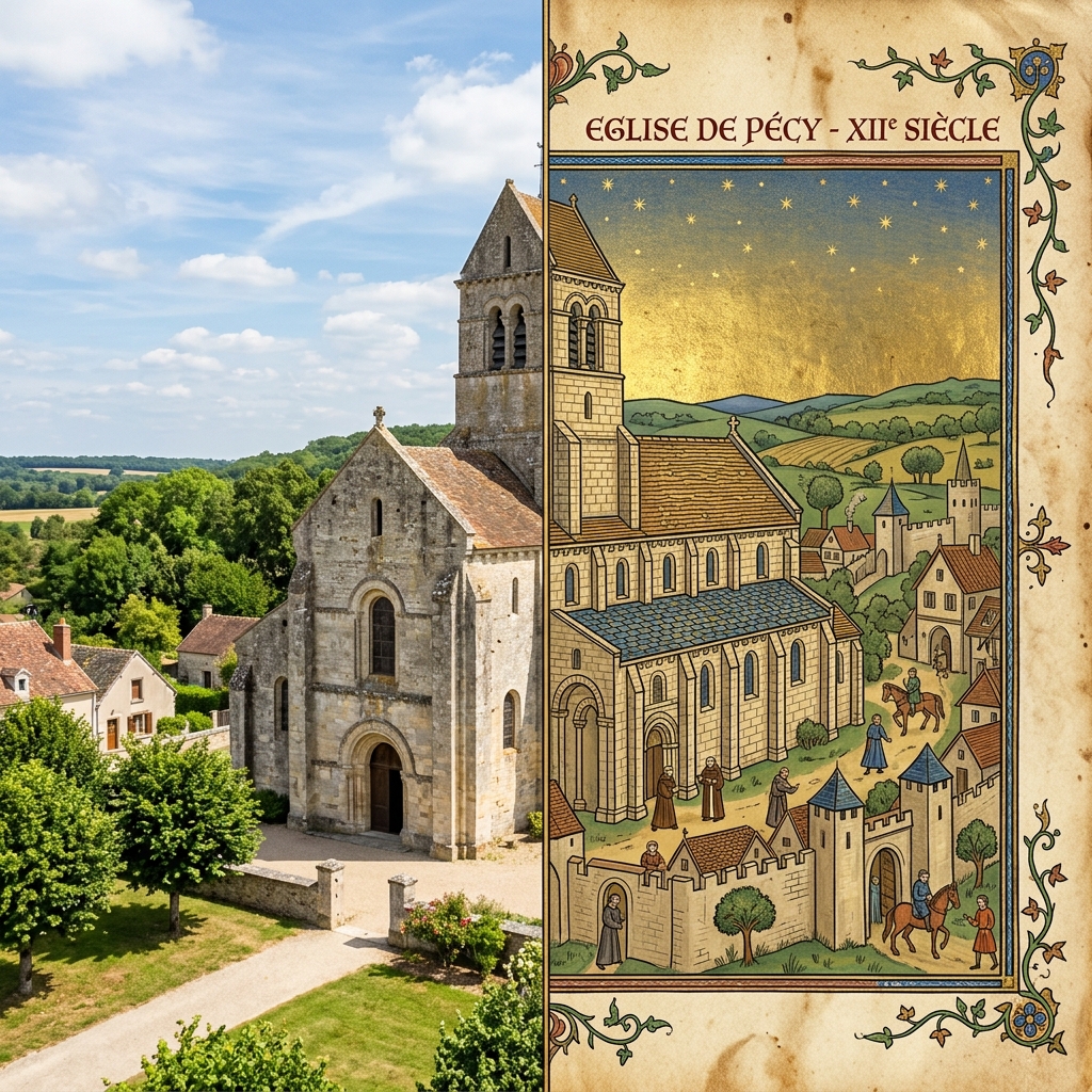 Église Sainte-Marie-Madeleine - Actuel vs Moyen-Âge